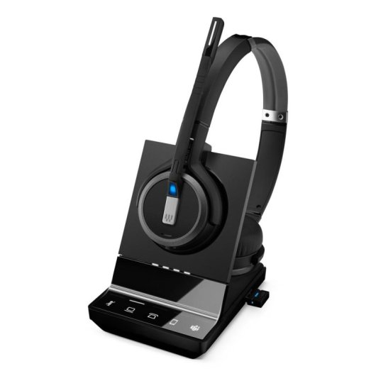 Auriculares EPOS IMPACT SDW 5066T inalámbricos DECT con cancelación de ruido, micrófono, negro