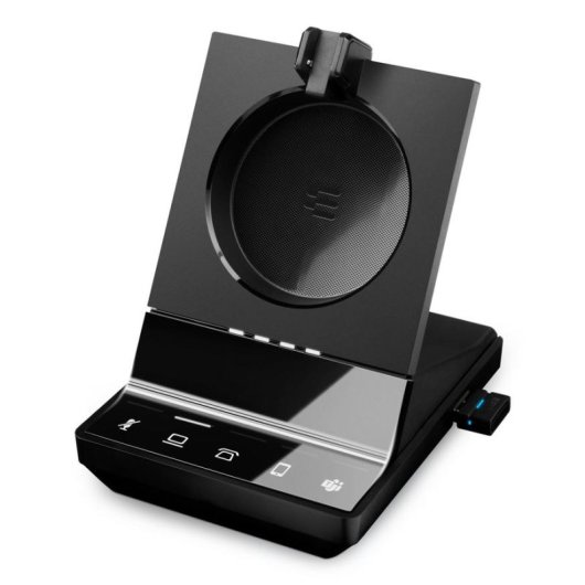 Auriculares EPOS IMPACT SDW 5066T inalámbricos DECT con cancelación de ruido, micrófono, negro