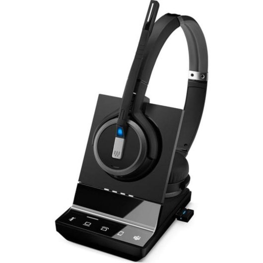 Auriculares EPOS IMPACT SDW 5066T inalámbricos DECT con cancelación de ruido, micrófono, negro