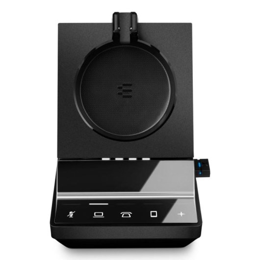 Auriculares EPOS IMPACT SDW 5036 inalámbricos DECT con cancelación de ruido, micrófono y alcance 180 m, negro
