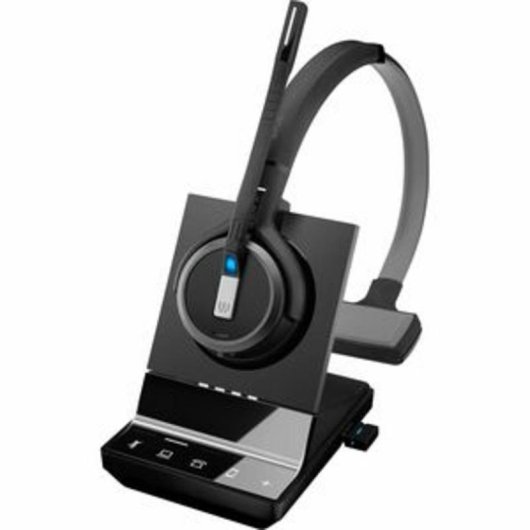 Auriculares EPOS IMPACT SDW 5036 inalámbricos DECT con cancelación de ruido, micrófono y alcance 180 m, negro