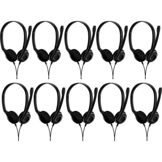Auriculares EPOS EDU 10 con cable jack 3,5 mm para educación con cancelación de ruido negros