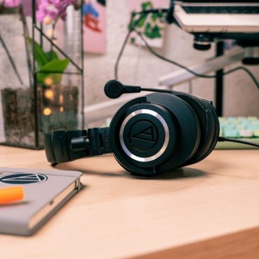 Auriculares Audio-Technica ATH-M50xSTS con micrófono USB, reducción de ruido, negro