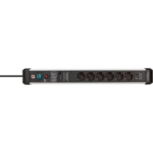 Regleta Brennenstuhl 1391010620 6 Tomas USB-A y USB-C con protección