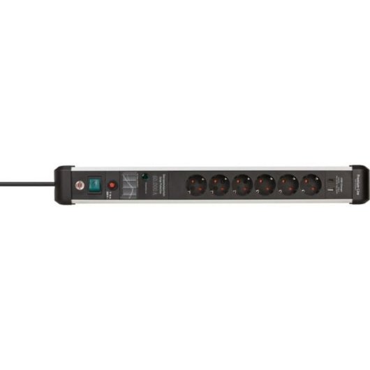 Regleta Brennenstuhl 1391010620 6 Tomas USB-A y USB-C con protección