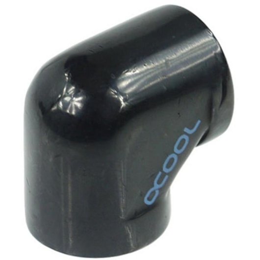 Wasserkühlung Alphacool Messing Anschluss Schwarz 18 mm 90° Winkel