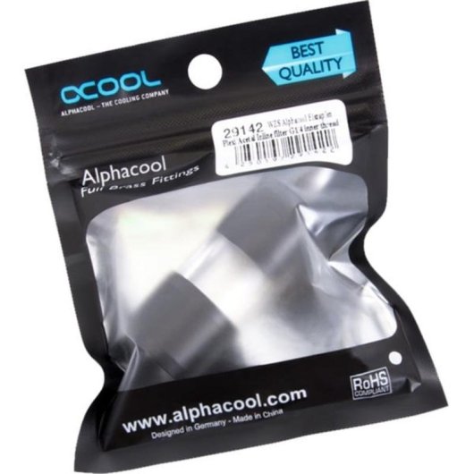 Refrigeración líquida Alphacool 29142 filtro acetal acrílico 48 mm