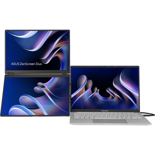 Monitor PC ASUS ZenScreen Duo MB14FCD 14" WUXGA 60Hz IPS HDR10 Doppio Schermo 5ms