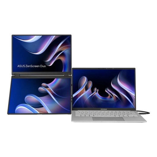 Monitor PC ASUS ZenScreen Duo MB14FCD 14" WUXGA 60Hz IPS HDR10 Doppio Schermo 5ms