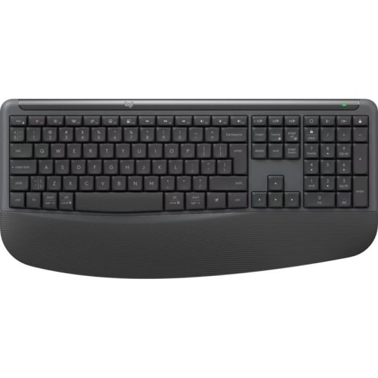 Teclado Logitech Signature Comfort Plus sem fios com rato gráfico inglês internacional