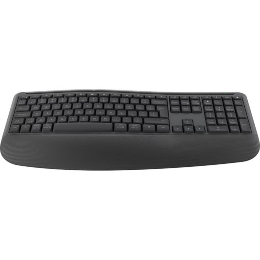 Teclado Logitech Signature Comfort Plus sem fios com rato gráfico inglês internacional