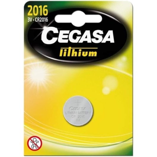 Cegasa 21481 Pila de botón litio CR2016 3V