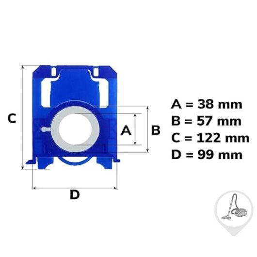 Pack De 4 Bolsas Para Aspiradora En Microfibra Compatibles Con Philips, Aeg