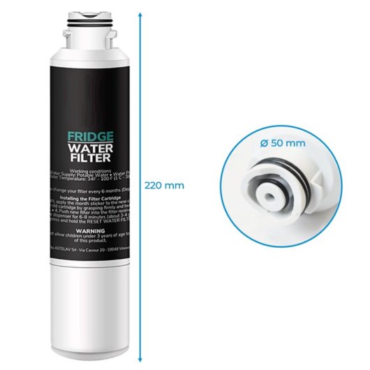 Filtro De Agua Para Frigorífico Compatible Con Samsung, Kenmore. Da2900020b, Da2900020a, Da2900019a