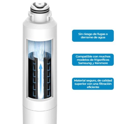 Filtro De Agua Para Frigorífico Compatible Con Samsung, Kenmore. Da2900020b, Da2900020a, Da2900019a