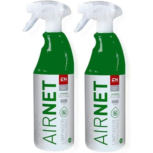 Pack Airnet + Airnet Limpiador Desinfectante Aire Acondicionado Universal 750 Ml