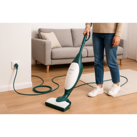 Cable Para Aspiradora De 10m Compatible Con Vorwerk Kobold Vk140 Y Vk150