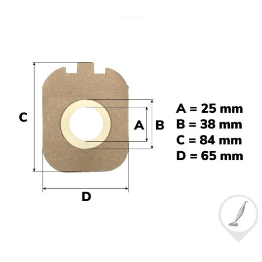 Pack De 5 Bolsas De Microfibra Compatibles Con Aspiradoras Rowenta Powerline, Powerline Extreme