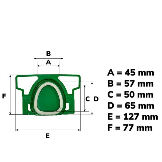 Pack De 6 Bolsas De Microfibra Compatibles Con Aspiradoras Folletto Vk200 Y Vk220