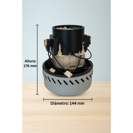 Motor Universal Para Aspiradores De Sólidos Y Líquidos 1200w Bistadio 230v