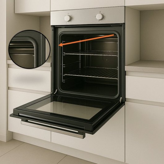 Junta De Goma Original Ariston C00111687 48200002281 Para Puerta De Horno