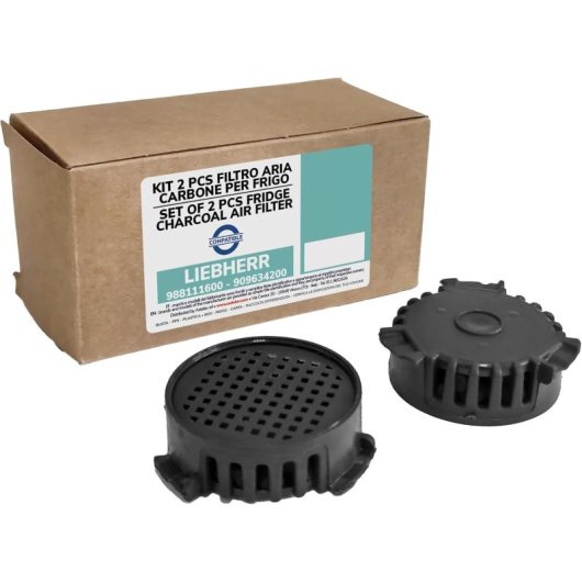 Kit De 2 Filtros De Carbón Activo Para Frigoríficos Y Congeladores, Compatible Con Liebherr: 9096342