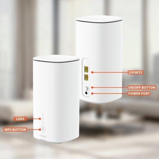 Router Strong AirHome WiFi 7 5G+ 3,6 Gbps NFC One Touch