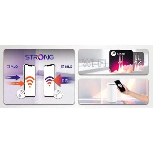 Router Strong AirHome WiFi 7 5G+ 3,6 Gbps NFC One Touch