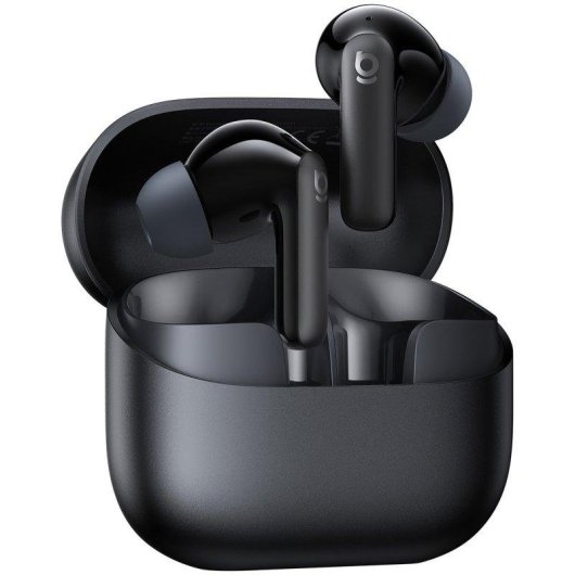 Auricolari Baseus Bass BP1 NC wireless con cancellazione rumore, 55h autonomia, IP55 nero
