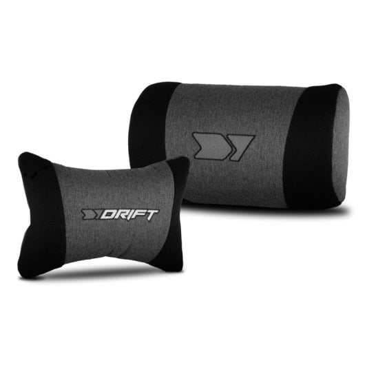 Silla Gaming Drift DR90XXL Tela Gris/Negro Reposabrazos 4D XL