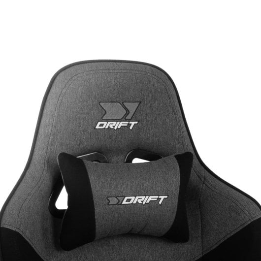 Silla Gaming Drift DR90XXL Tela Gris/Negro Reposabrazos 4D XL