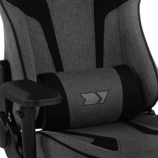 Silla Gaming Drift DR90XXL Tela Gris/Negro Reposabrazos 4D XL