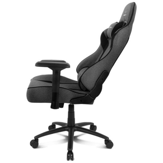 Silla Gaming Drift DR90XXL Tela Gris/Negro Reposabrazos 4D XL