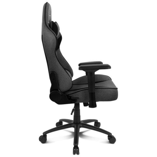 Silla Gaming Drift DR90XXL Tela Gris/Negro Reposabrazos 4D XL