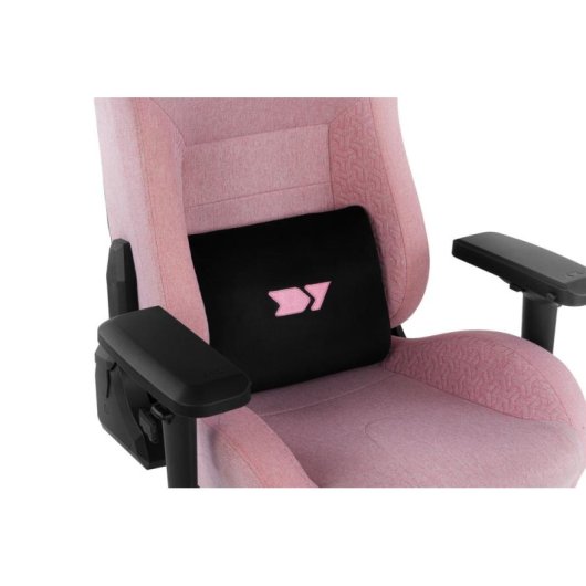 Cadeira Gaming Drift DR220 Tecido Rosa Braços 4D Ergonomica