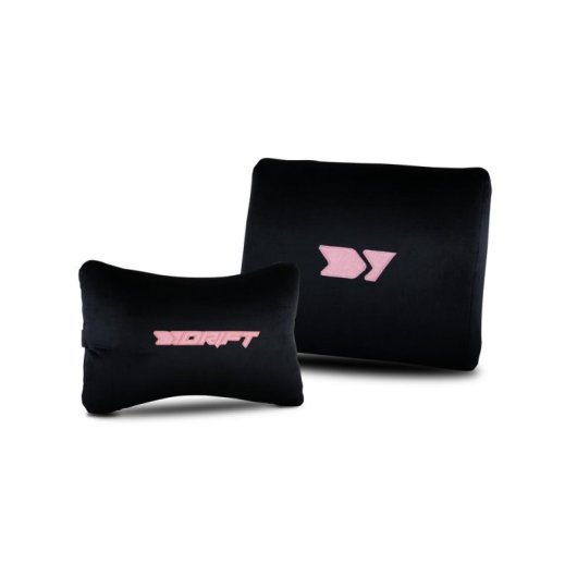 Cadeira Gaming Drift DR220 Tecido Rosa Braços 4D Ergonomica
