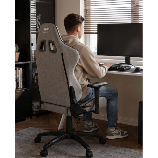 Gaming Stuhl Drift DR190 Stoff Grau