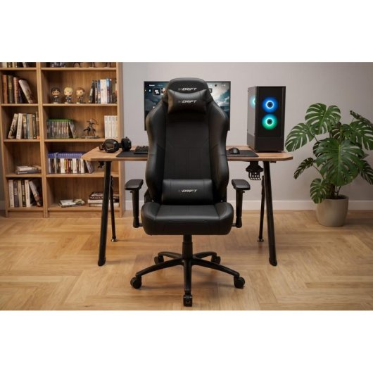Silla Gaming XL Drift DR250XXL Negro/Carbono