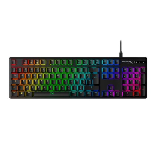 Tastiera HyperX Alloy Origins compatta con switches HyperX Red e RGB FR