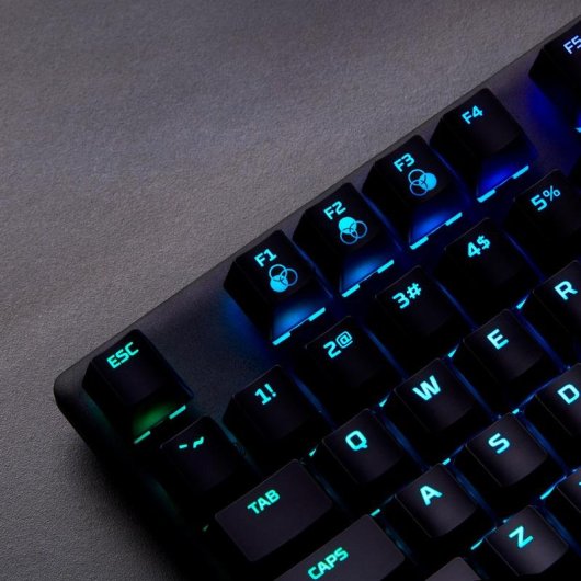 Tastiera HyperX Alloy Origins compatta con switches HyperX Red e RGB FR