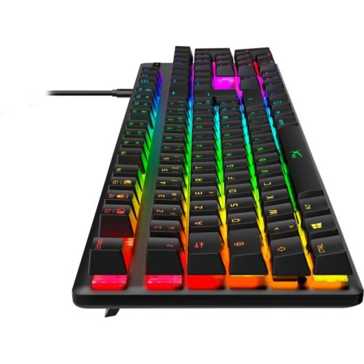 Tastiera HyperX Alloy Origins compatta con switches HyperX Red e RGB FR
