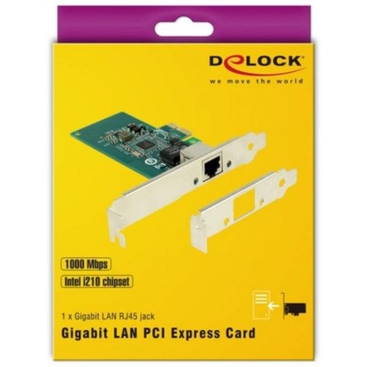 Netzwerkkarte DeLOCK 89942 PCI Express Gigabit Ethernet 1000 Mbit/s Low Profile