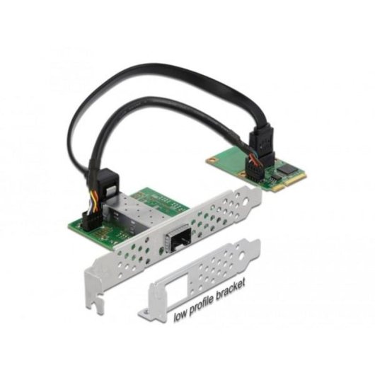 Netzwerkkarte DeLOCK 95267 Mini PCI Express SFP 1 Gbps Optional Flachprofil