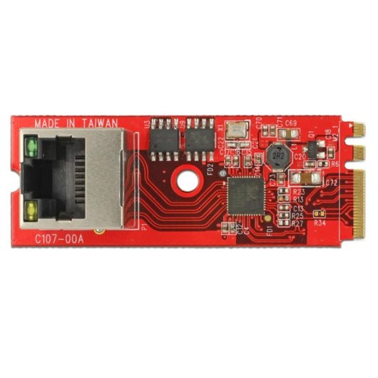 Scheda di Rete DeLOCK 62949 M.2 Ethernet 1000 Mbit/s Rossa