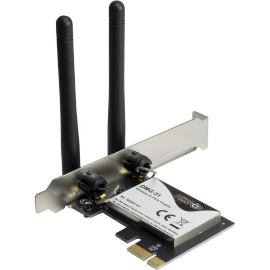 Netzwerkkarte Inter-Tech DMG-31 PCI Express 300 Mbit/s Wi-Fi 4 2,4 GHz