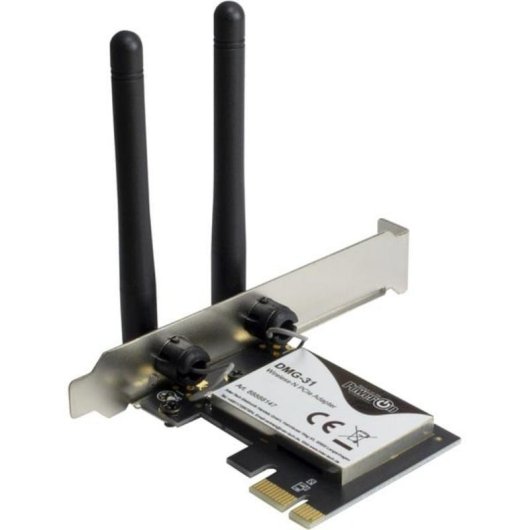 Netzwerkkarte Inter-Tech DMG-31 PCI Express 300 Mbit/s Wi-Fi 4 2,4 GHz