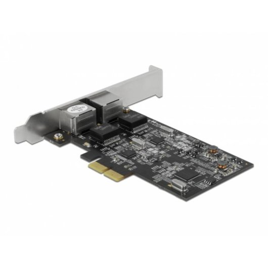 Tarjeta de red DeLOCK 89530 PCI Express x2 2 x RJ45 2,5 Gigabit LAN perfil bajo