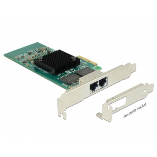 Scheda di Rete DeLOCK 89945 PCI Express Gigabit Ethernet Doppia Porta RJ-45