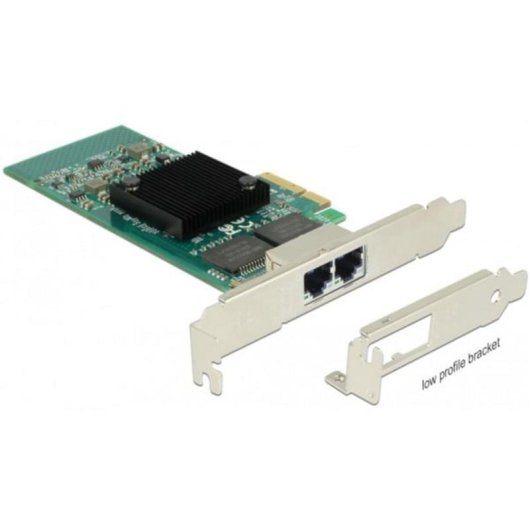 Scheda di Rete DeLOCK 89945 PCI Express Gigabit Ethernet Doppia Porta RJ-45