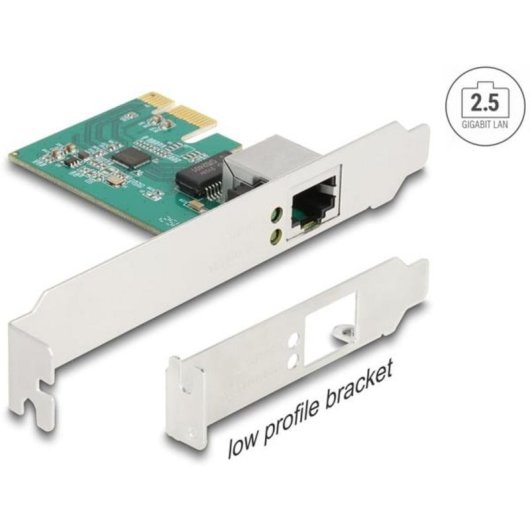 Scheda di Rete DeLOCK PCI Express x1 RJ45 2,5 Gigabit LAN Realtek RTL8125B